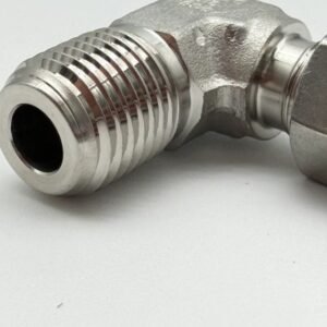 6mm tube x 1/4" NPT Elbow Connector , Wechsler Technologies