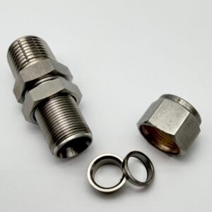 1/2" tube x 1/2" NPT Male Connector , Wechsler Technologies