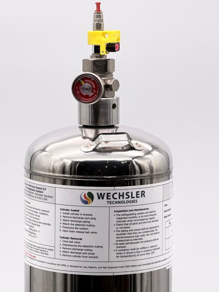 9L Foam Canister with Foam​, Wechsler Technologies